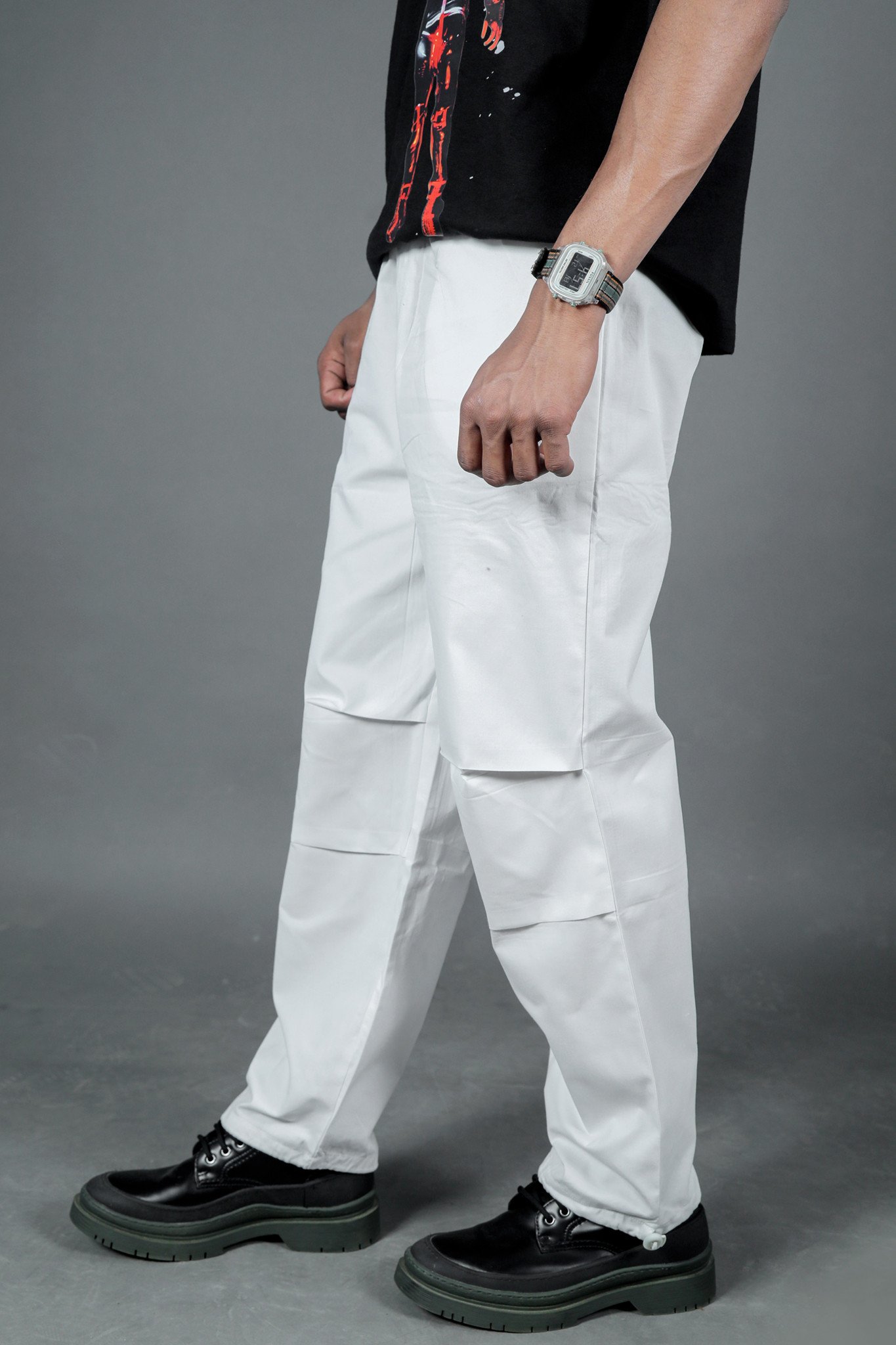 Parachute Pants White