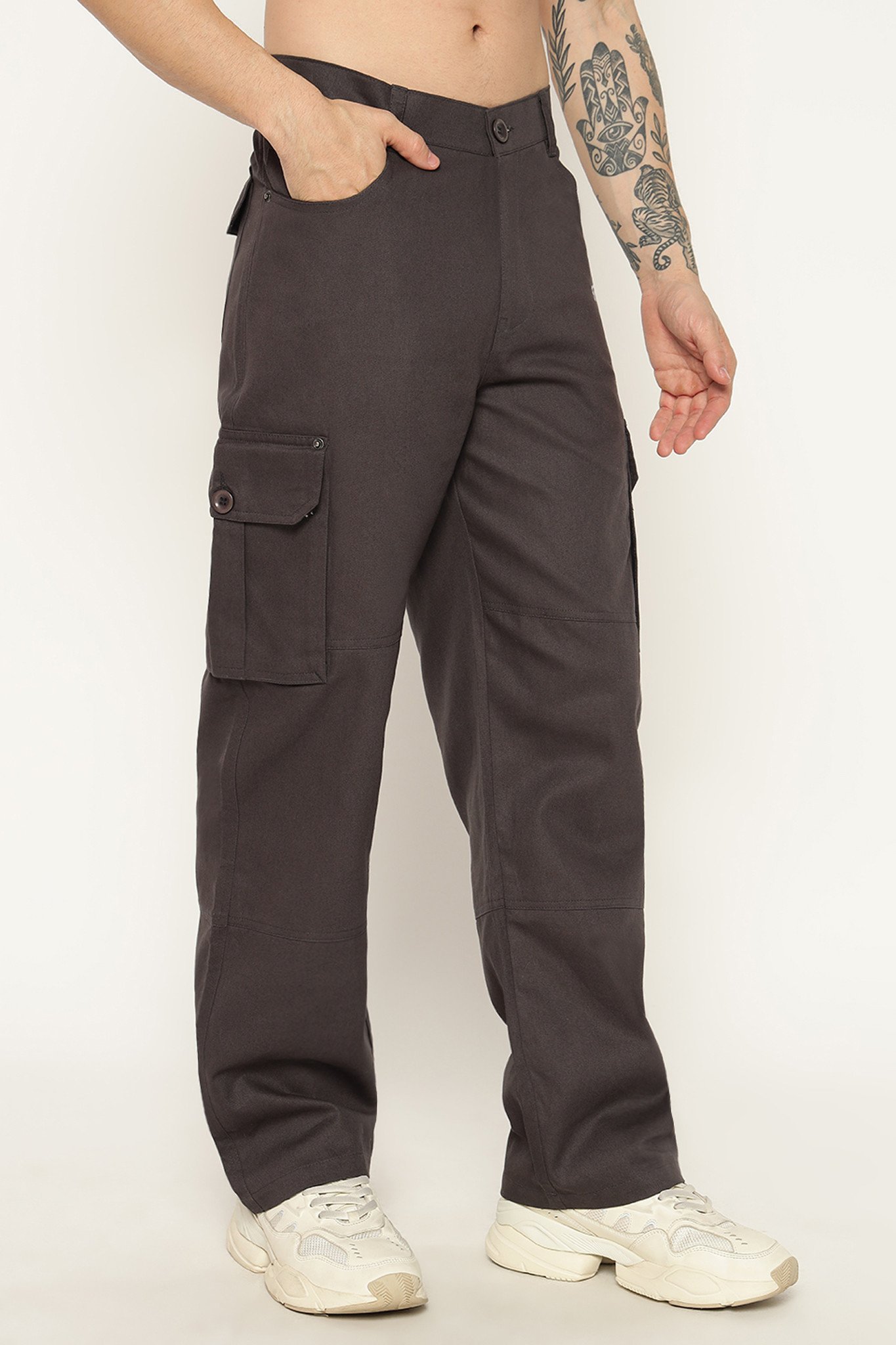 CARGO PANTS (ASH GREY)