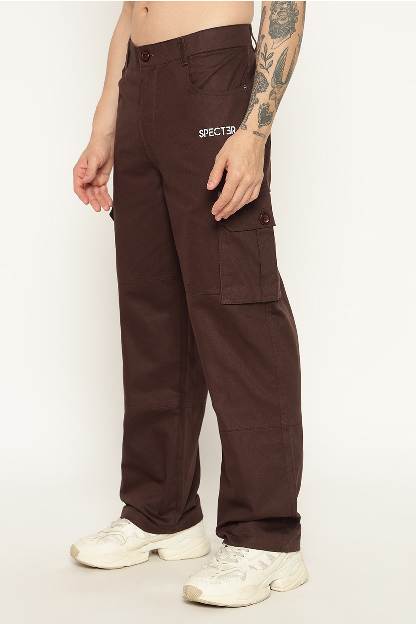 CARGO PANTS (DARK BROWN)