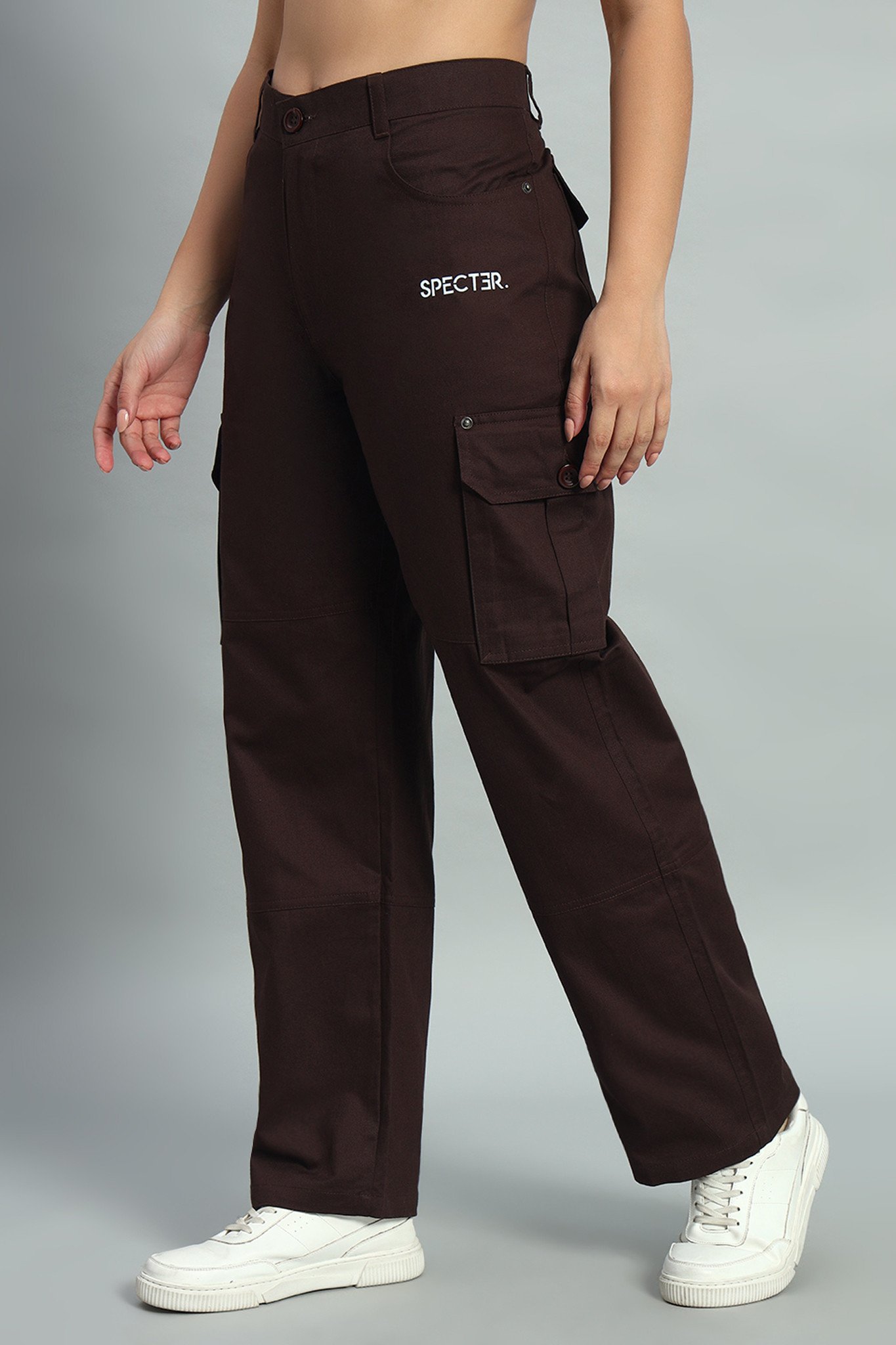 CARGO PANTS (DARK BROWN)