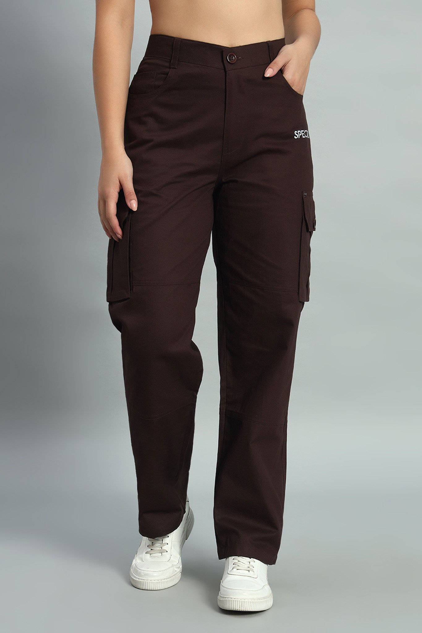 CARGO PANTS (DARK BROWN)