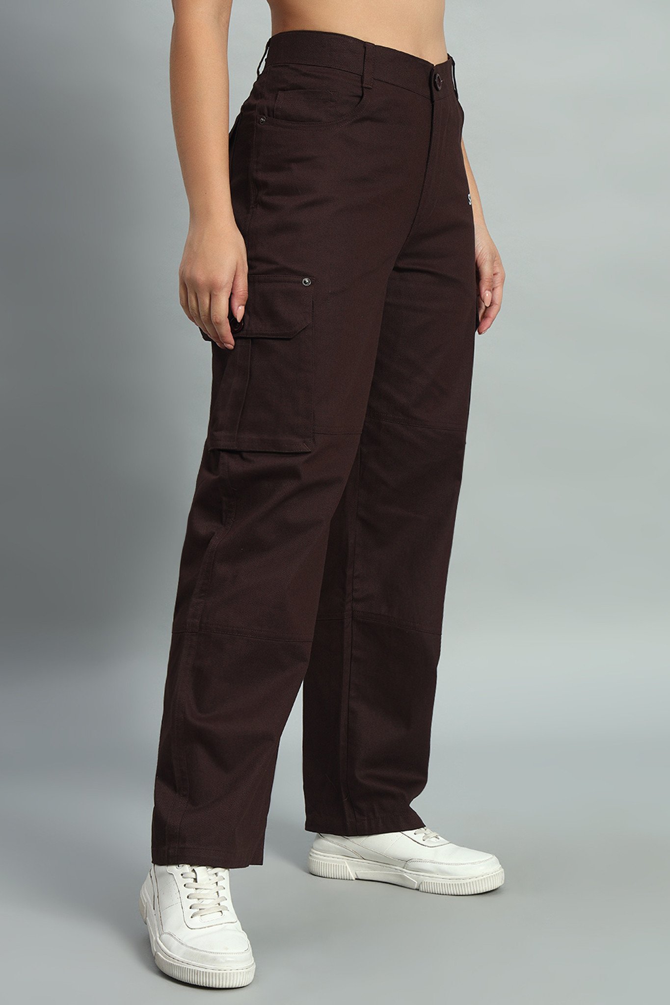 CARGO PANTS (DARK BROWN)