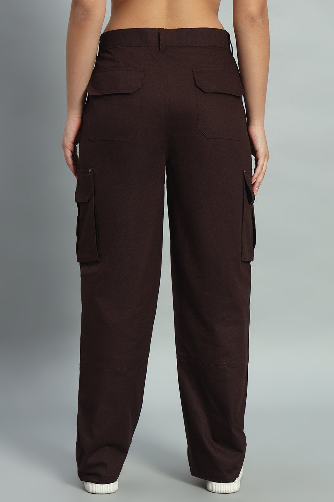 CARGO PANTS (DARK BROWN)